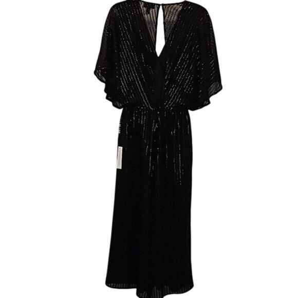 Modcloth Twinkle Like Starlight Wide Leg Sequined Jumpsuit Size XS New Party - Picture 8 of 14